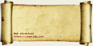 Jagoda Vojinović vizit kartica